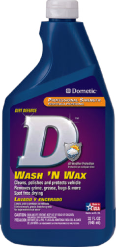 Dometic RV Wash 'N Wax Cleaner, 32 oz.