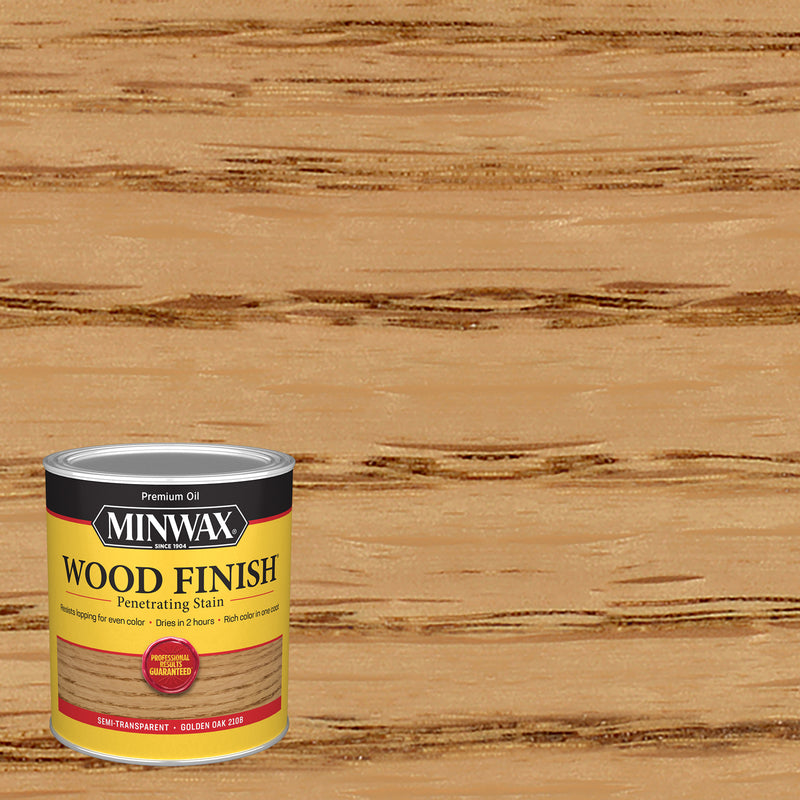 Minwax Wood Finish Semi-Transparent Golden Oak Oil-Based Penetrating Wood Stain 1 qt, Pack of 4 online