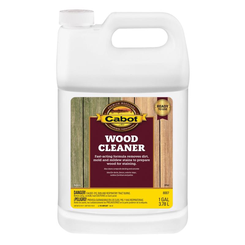 Cabot Wood Cleaner 1 gal, Pack of 4 limited stock