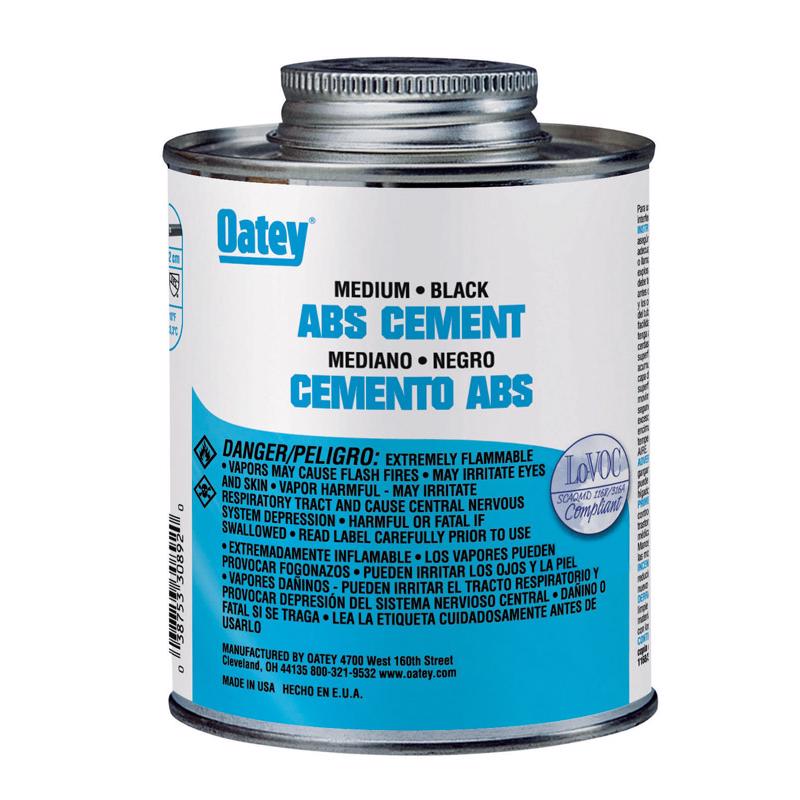 Oatey Black Cement For ABS 16 oz trending now!