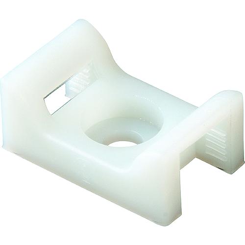 Ancor Cable Tie Screw Mounts, Natural, 25/pk