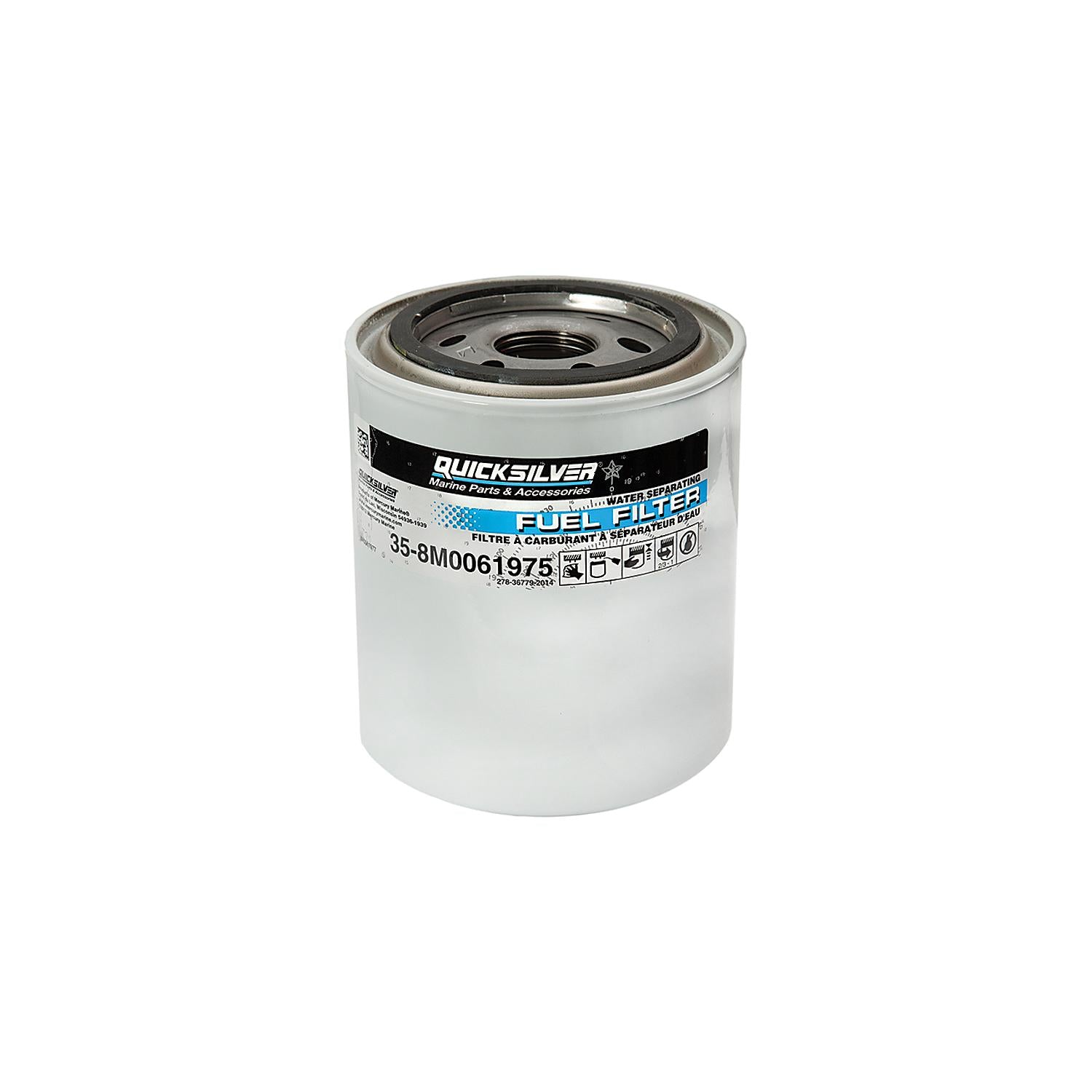 Quicksilver 35-8M0061975 Water Separating Fuel Filter, OMC Spin On
