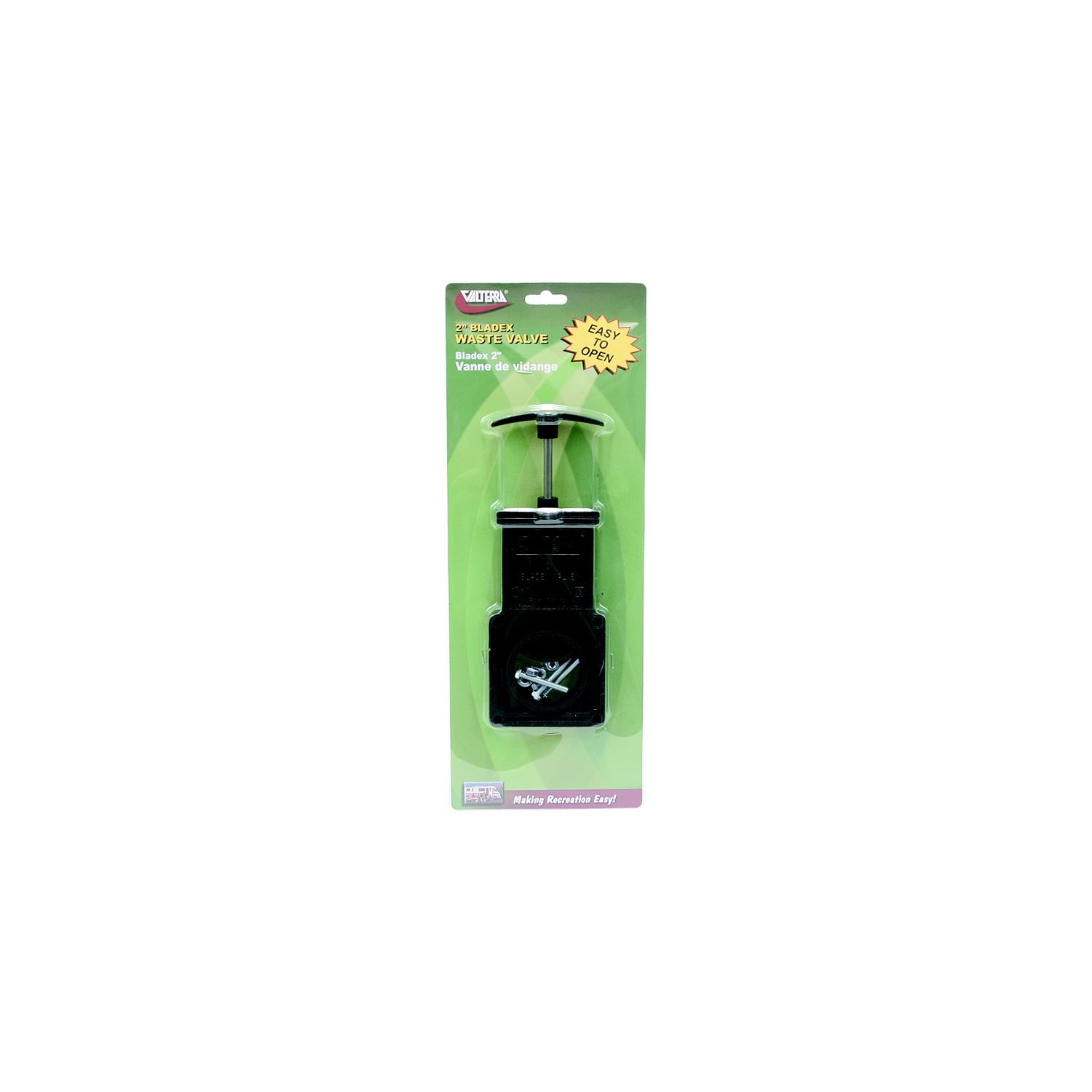 Valterra Bladex Waste Valve W/Plastic Handle, 2" clearance sale