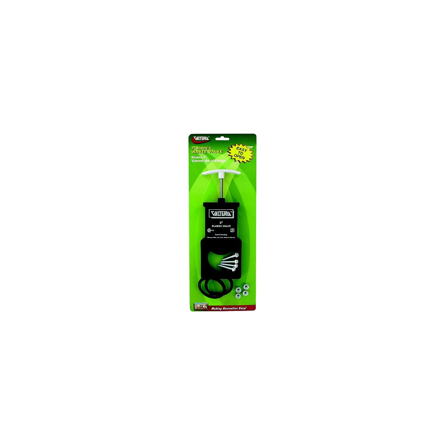Valterra Bladex RV Waste Metal Handle Valve - Includes Hardware, 2" special