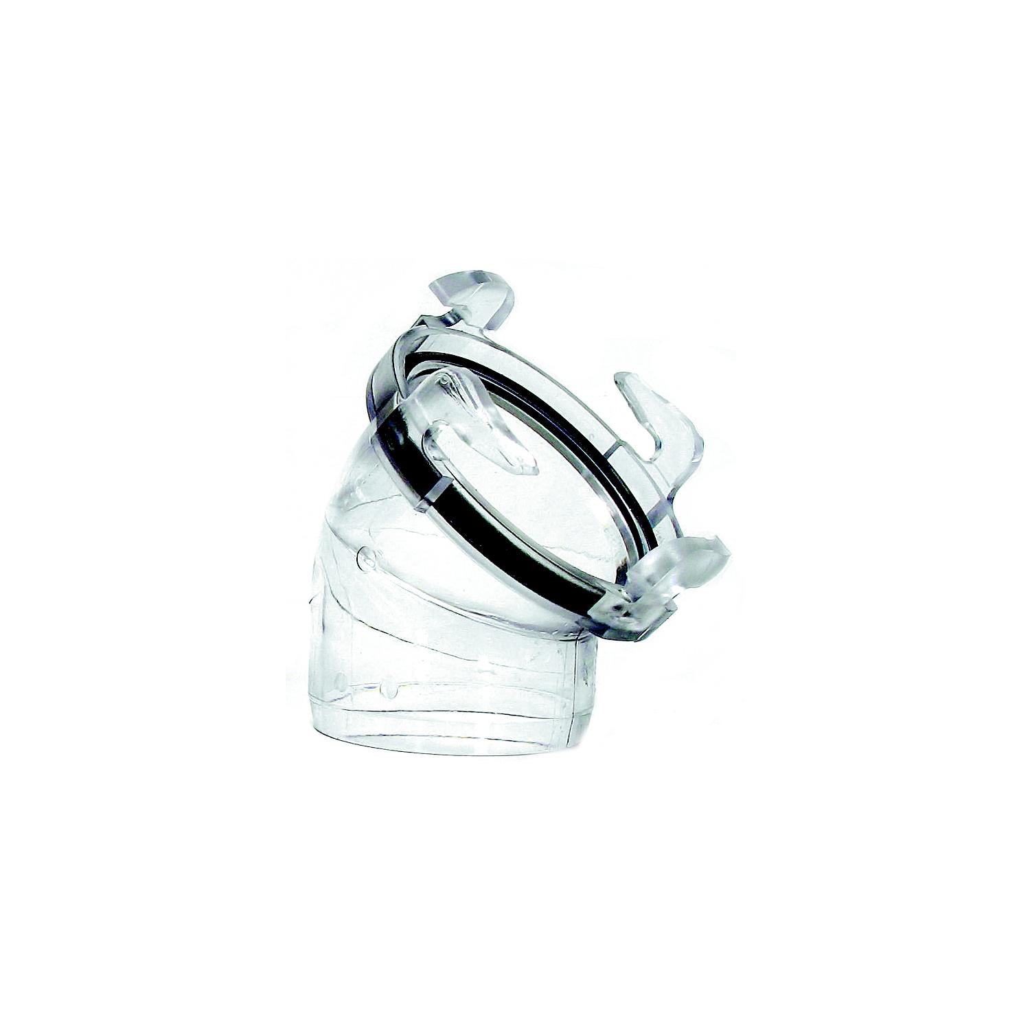 45DEG HOSE ADAPTOR CLEAR