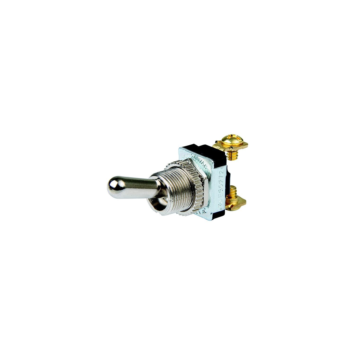 BEP 1002021 Chrome Plated Toggle Switch, Off-On, SPST, #6-32 Screw Terminals discount